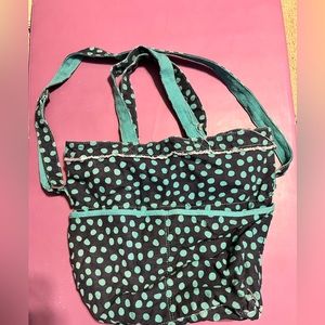 Thirty-one fold over retro metro bag